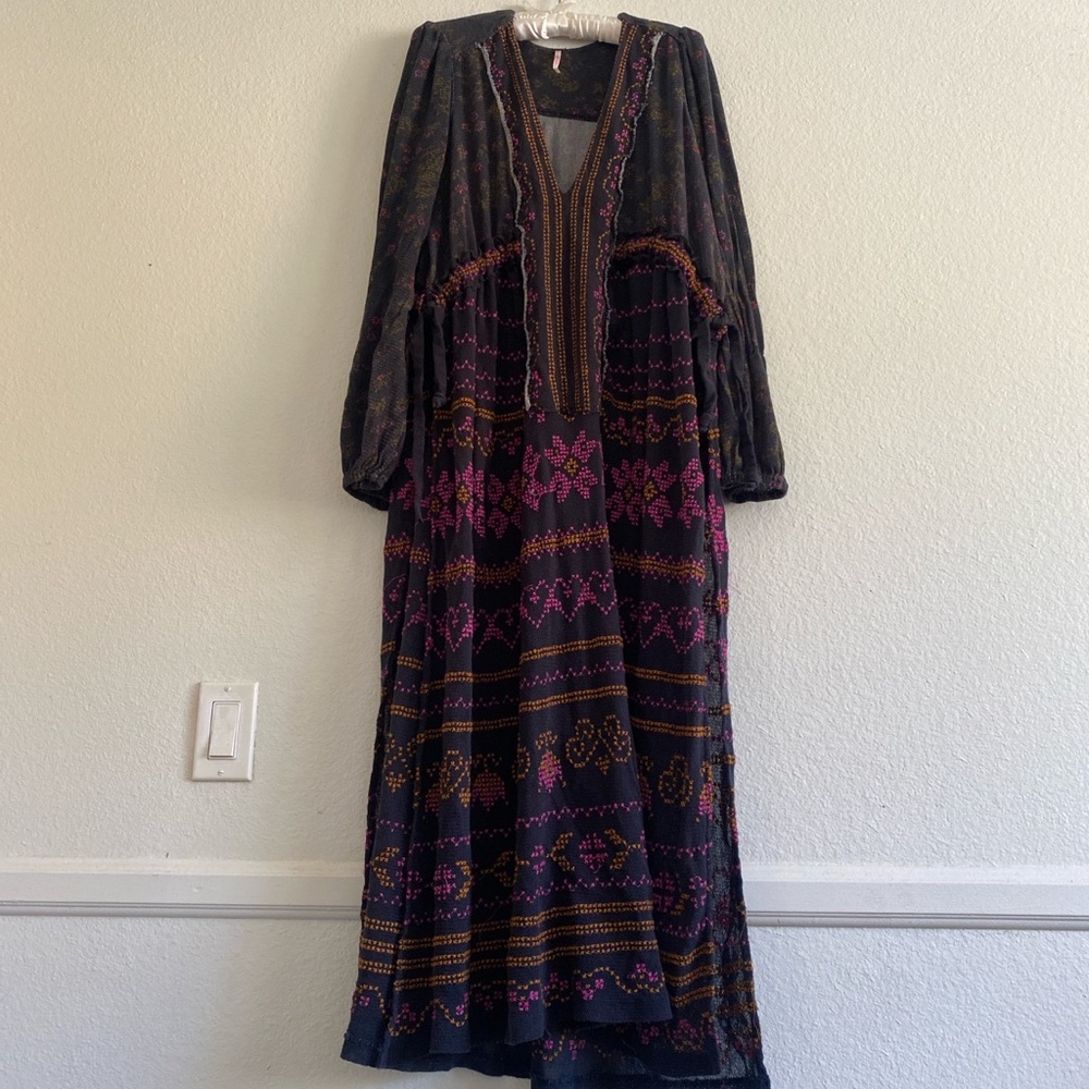 Free People Hippie Bohemian Dress
